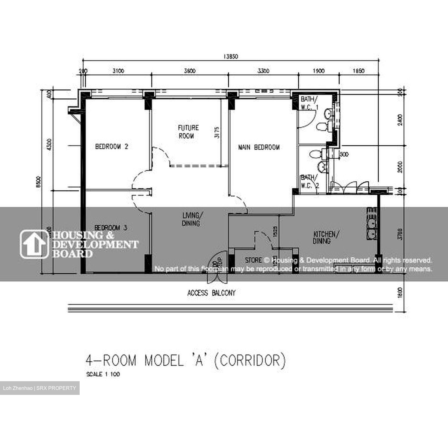 Blk 832 Jurong West Street 81 (Jurong West), HDB 4 Rooms #625968711